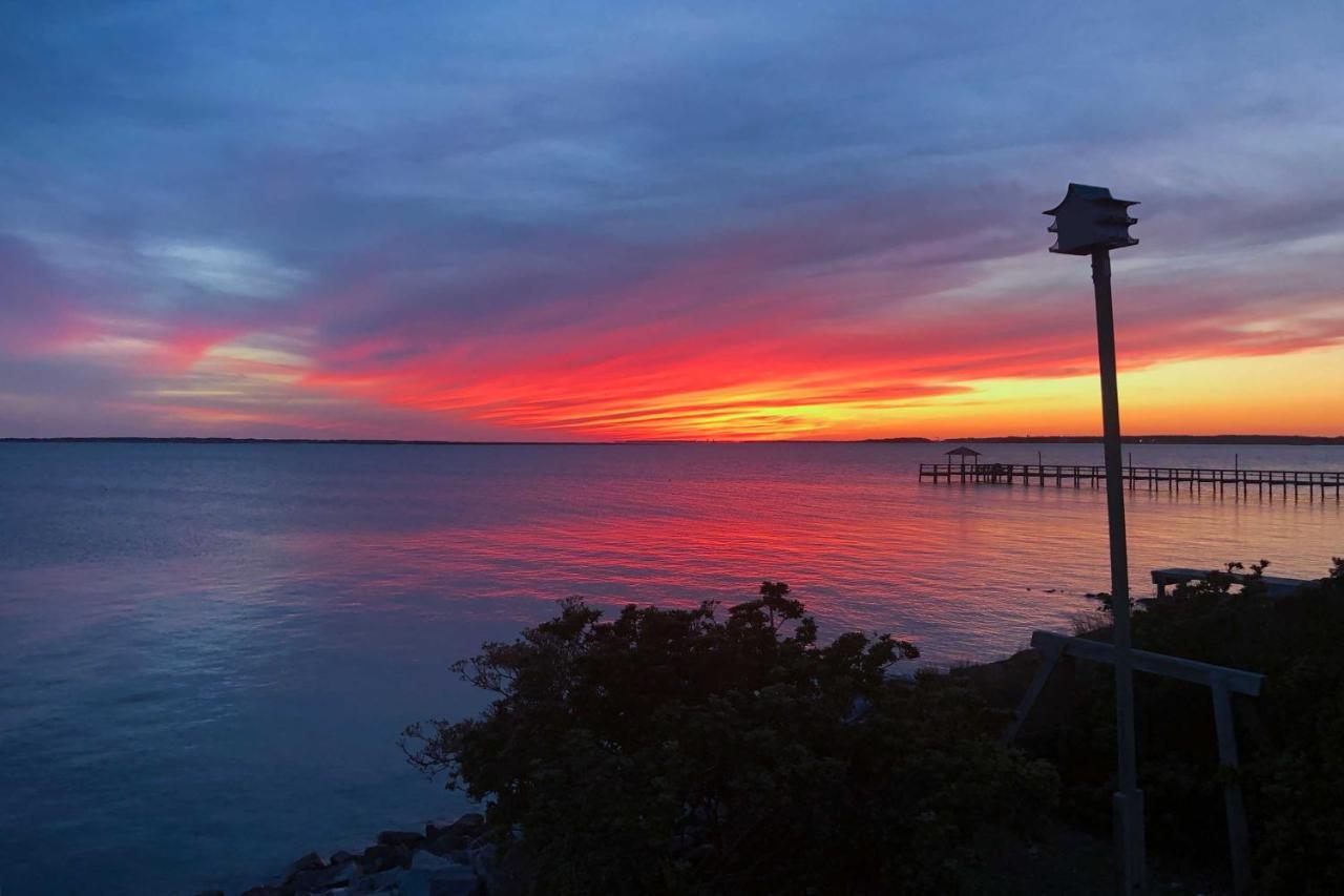 Waterfront Harkers Island Home Sunset View And Dock Εξωτερικό φωτογραφία