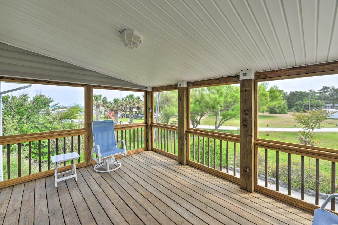 Waterfront Harkers Island Home Sunset View And Dock Εξωτερικό φωτογραφία